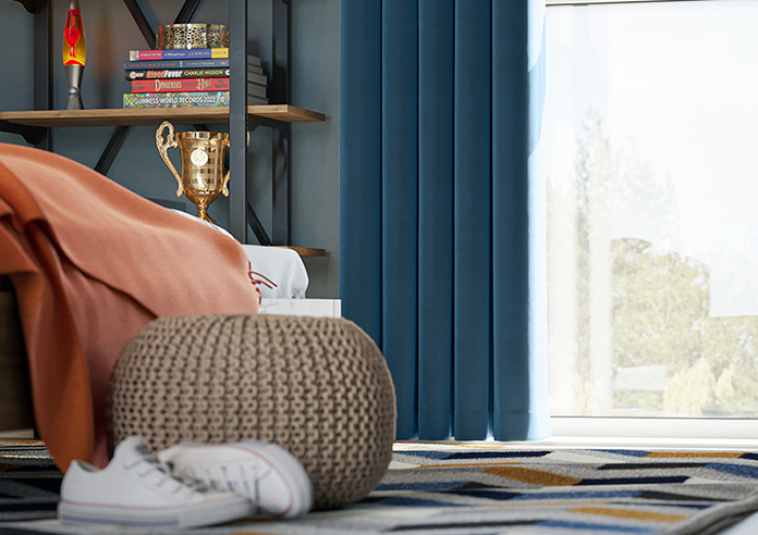 Ultra Luxe Velvet, Deep Blue - Made to Measure Curtains - Image 5